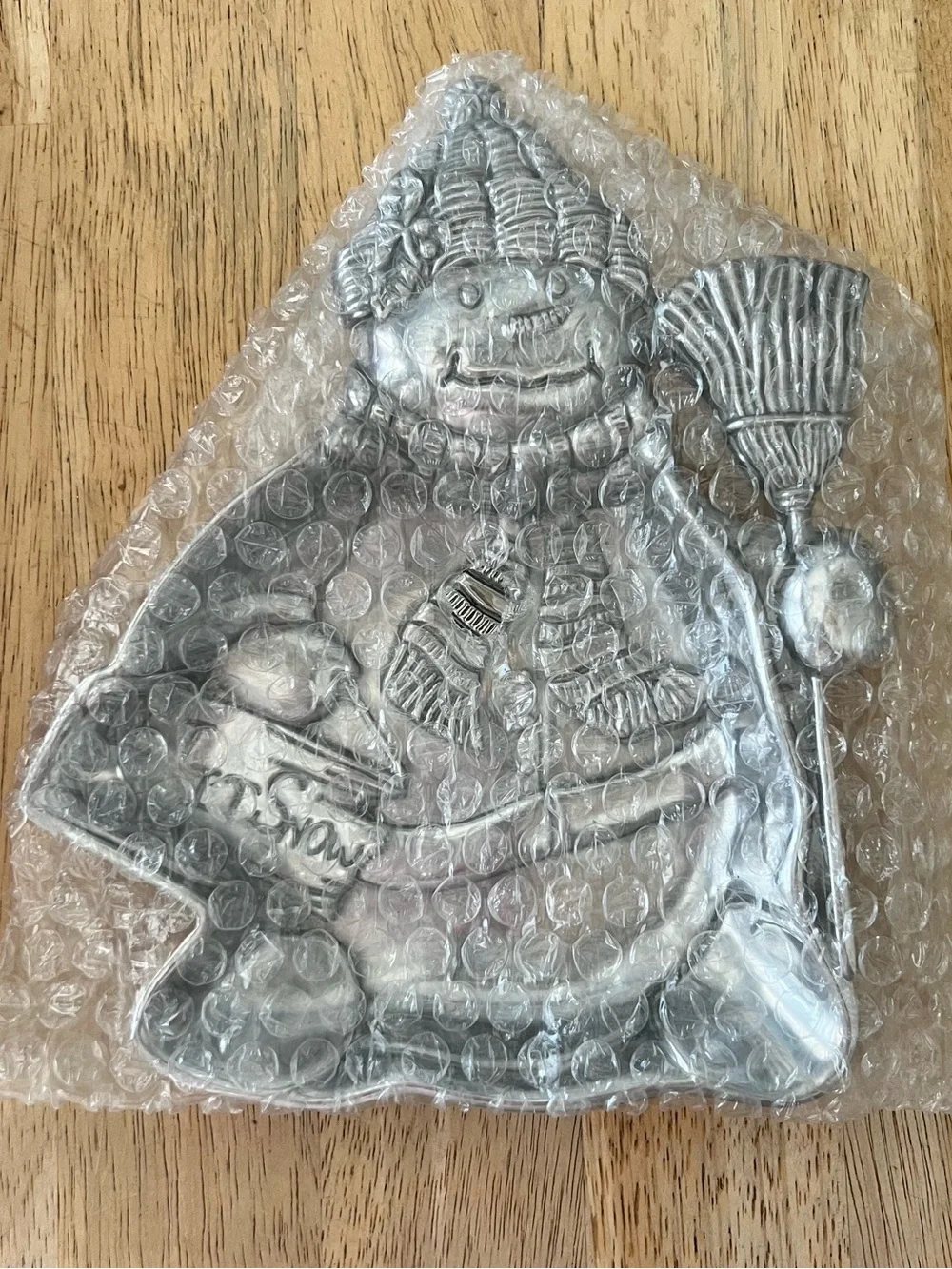 Lenox Yuletide Metal Snowman Tray